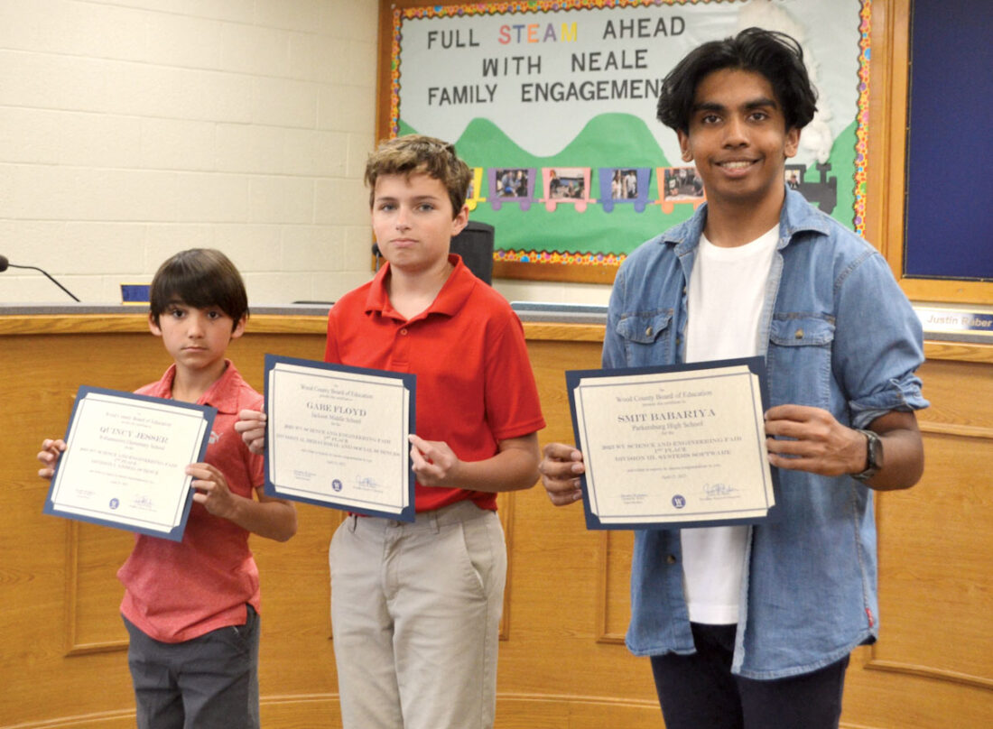 Wood County BOE recognizes students, staff News, Sports, Jobs News and Sentinel